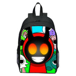 New Printed Rhythm Box Sprunki Schoolbag Student Cartoon Game Peripheral Backpack for Boys and Girls