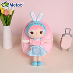 Rabbit Keppel Plush Doll Bag 2 In 1 Backpack For kindergarten Kids