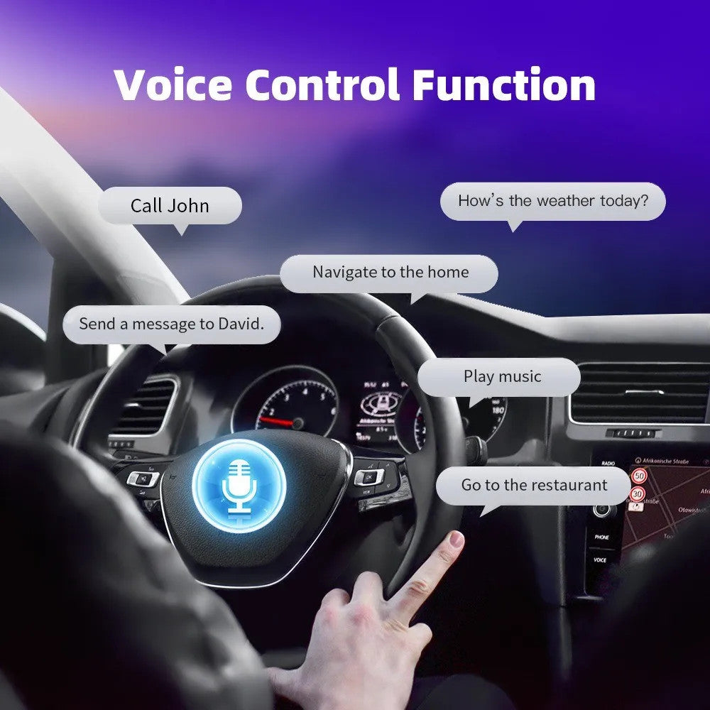 2-IN-1 WiFi Wireless Bluetooth Connect, CarPlay Smart Box Android Auto USB Adapter