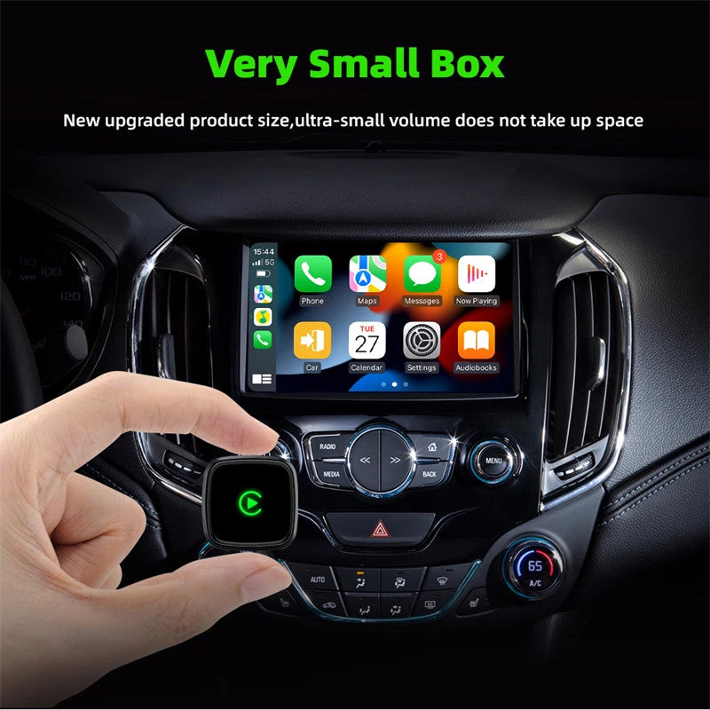 Wireless Smart CarPlay Adapter Bluetooth WiFi Connect,Plug & Play,Stable Control
