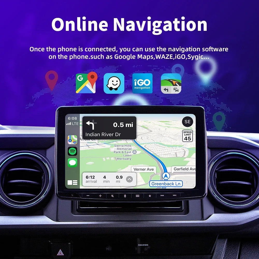 2-IN-1 WiFi Wireless Bluetooth Connect, CarPlay Smart Box Android Auto USB Adapter
