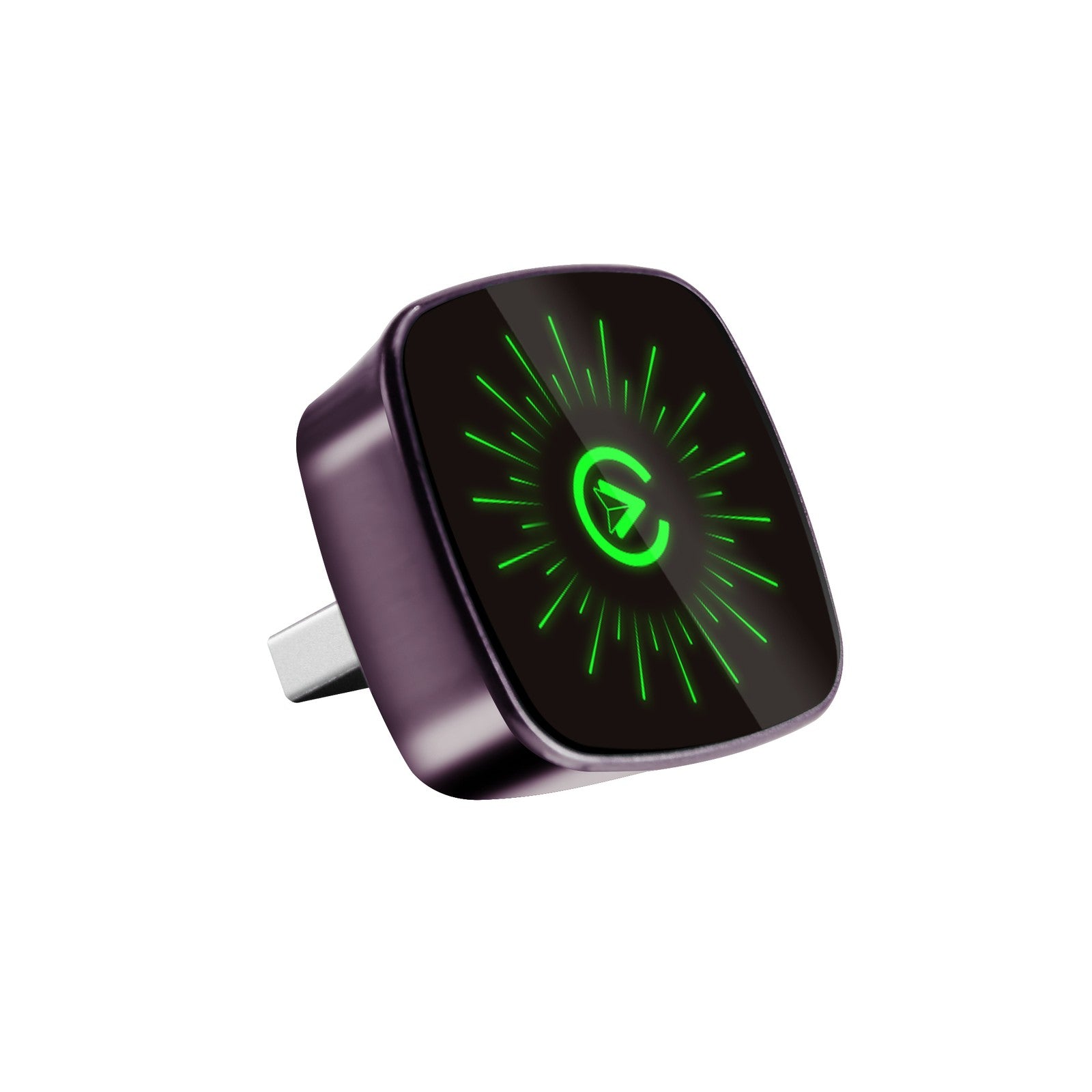Rainbow Lamp Mini Wireless Carplay Box 2-in-1Car Adapter Plug & Play