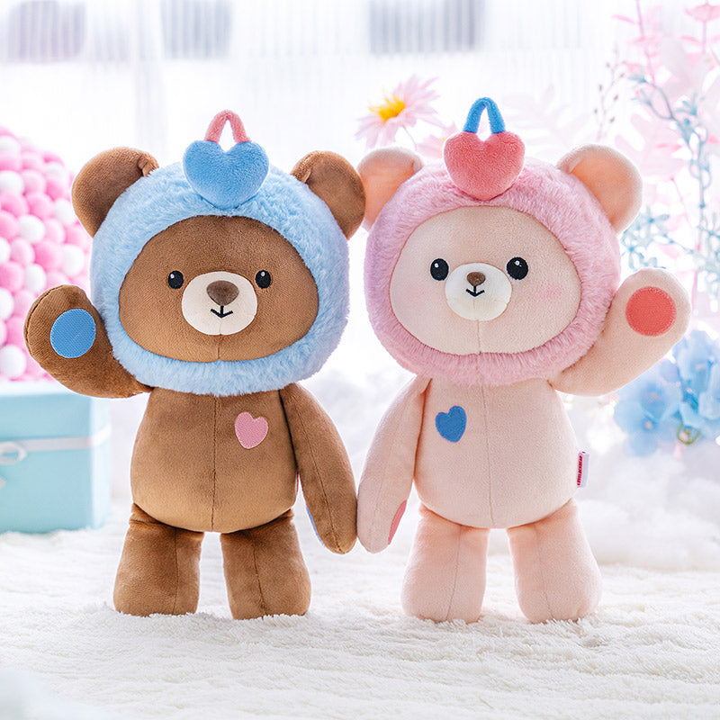 Bear Stuffed Animals Toys with Magic Sticker