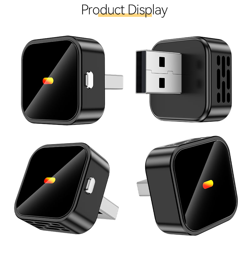 2-in-1 Wired-to-Wireless CarPlay Box — Smart Wireless Adapter (Android Auto & CarPlay)
