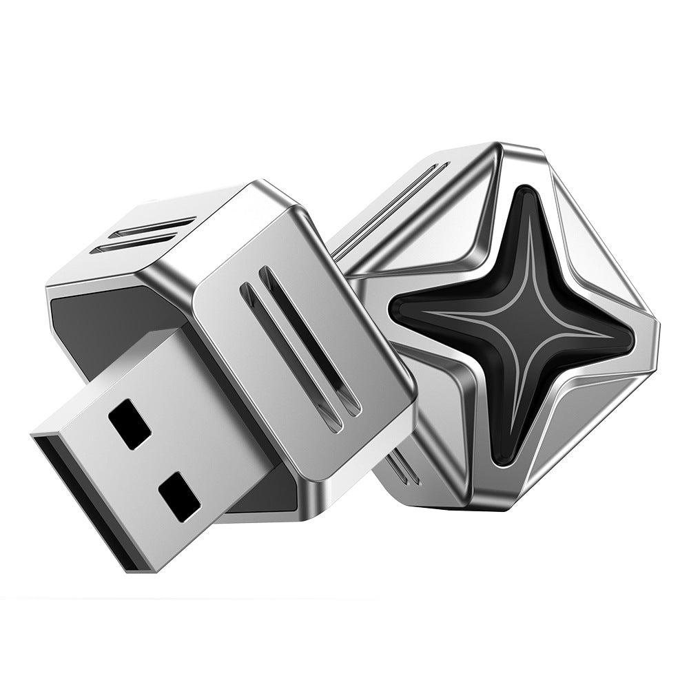 Smart Button 2-in-1 Wireless CarPlay Adapter