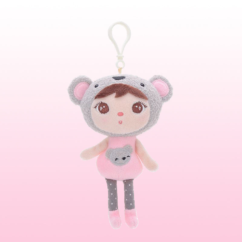 6.69" Plush Candy Deer Stuffed Animal Dolls Fashion Couple Key Ring