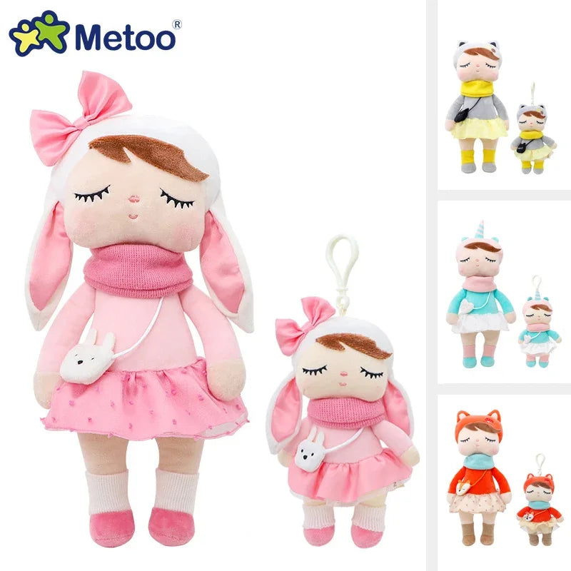 Metoo Forest Animals Plush Dolls Unicorn Angela Doll Personalized Toy Cute Fox Kids Soft Companion Boneca Decor Christmas Gift