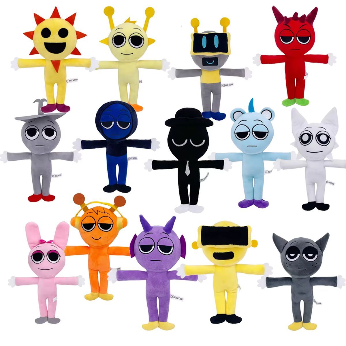 Sprunki  Character Peripheral Plush Toy Soft Stuffed Doll Children Gift