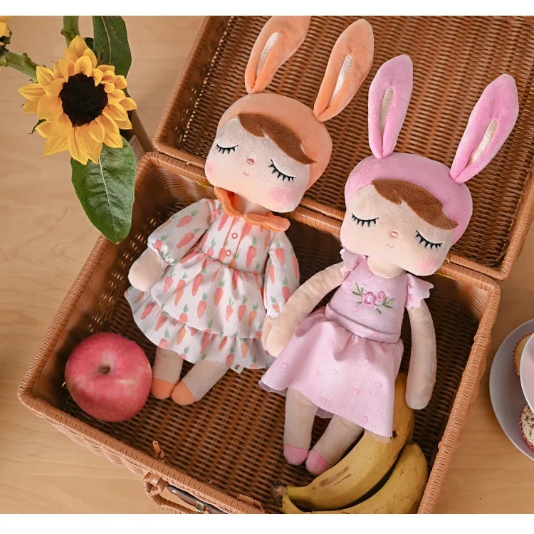 13.77" Angela Pastoral Bunny Plush Child Stuffed Toy for Girls and Boys