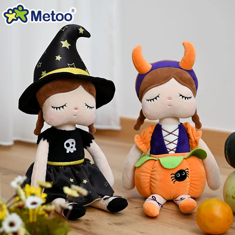 Halloween Witch Plush Dolls Kawaii Character Stuffed Toy