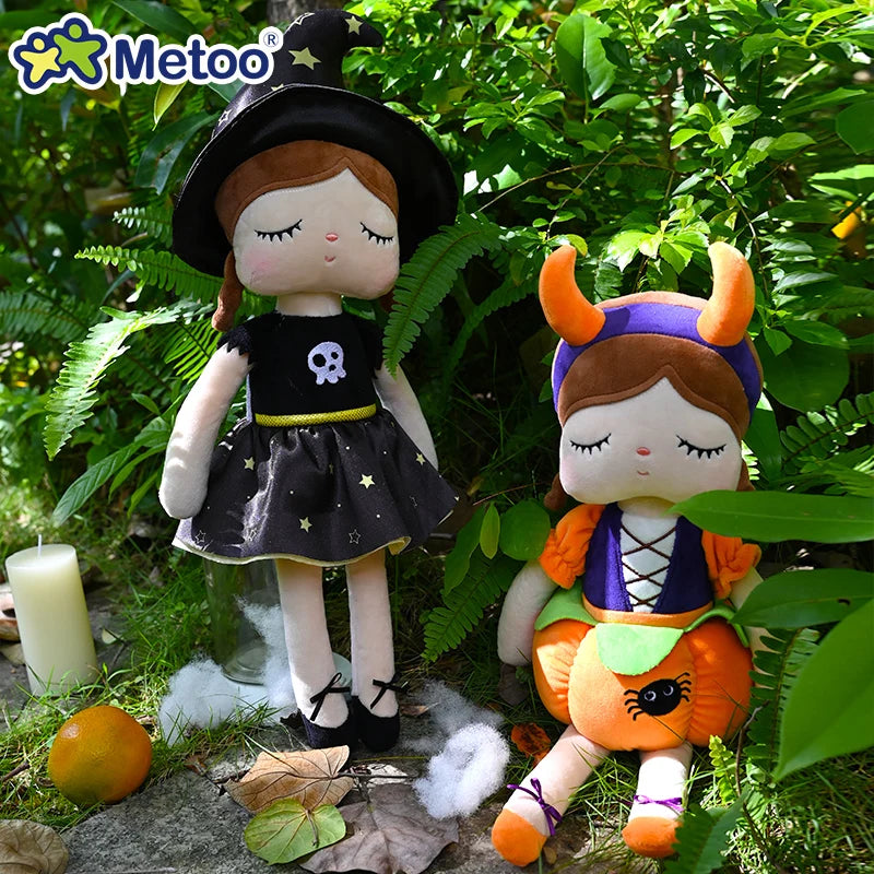 Halloween Witch Plush Dolls Kawaii Character Stuffed Toy