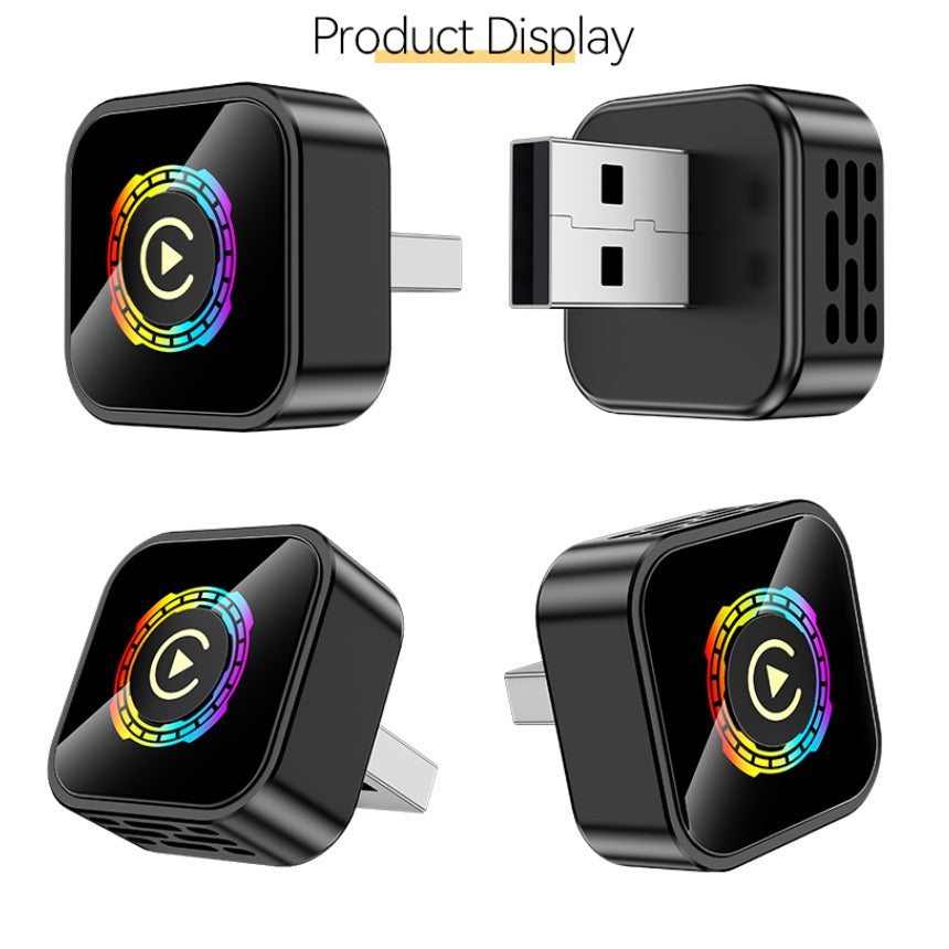 2-in-1 CarPlay Module with Control Buttons — Smart In-Vehicle Connectivity & Android Auto/CarPlay Box