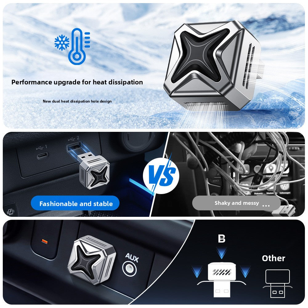 Smart Button 2-in-1 Wireless CarPlay Adapter