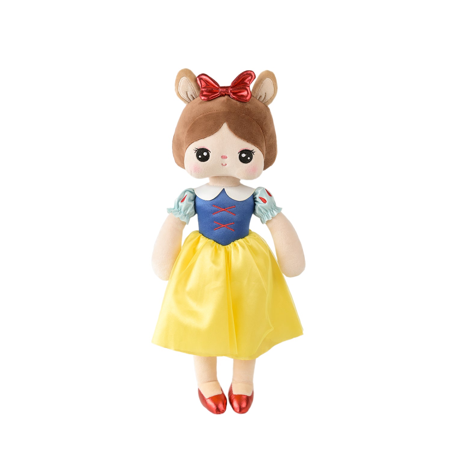 14.96“ Princess Plush Figure Toy doll with Ears and a Bow