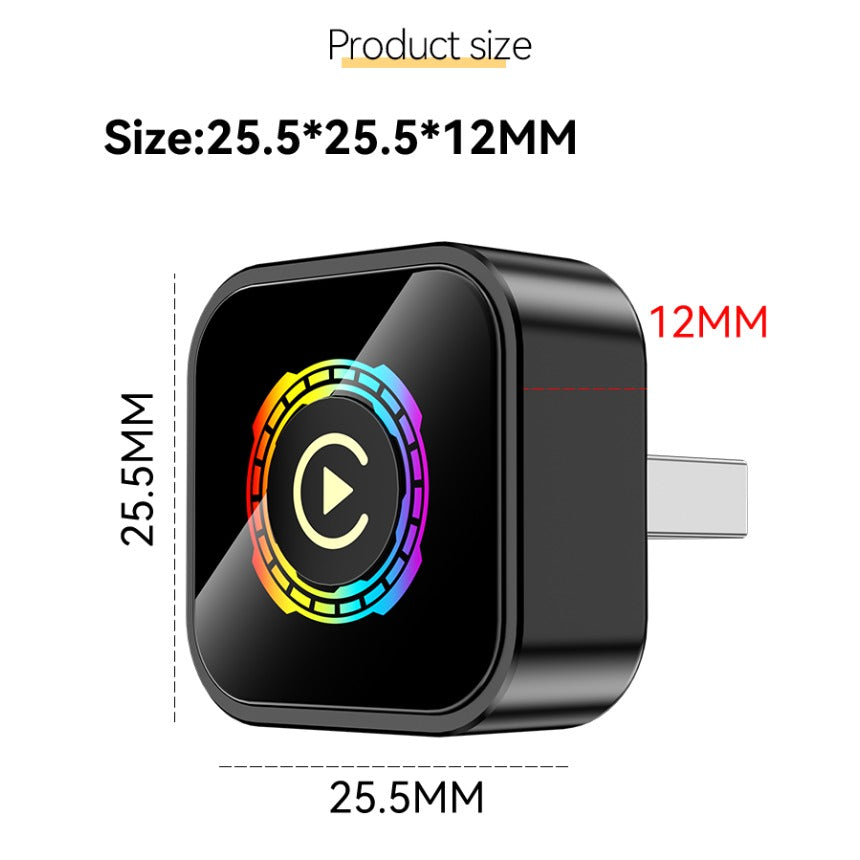 2-in-1 CarPlay Module with Control Buttons — Smart In-Vehicle Connectivity & Android Auto/CarPlay Box