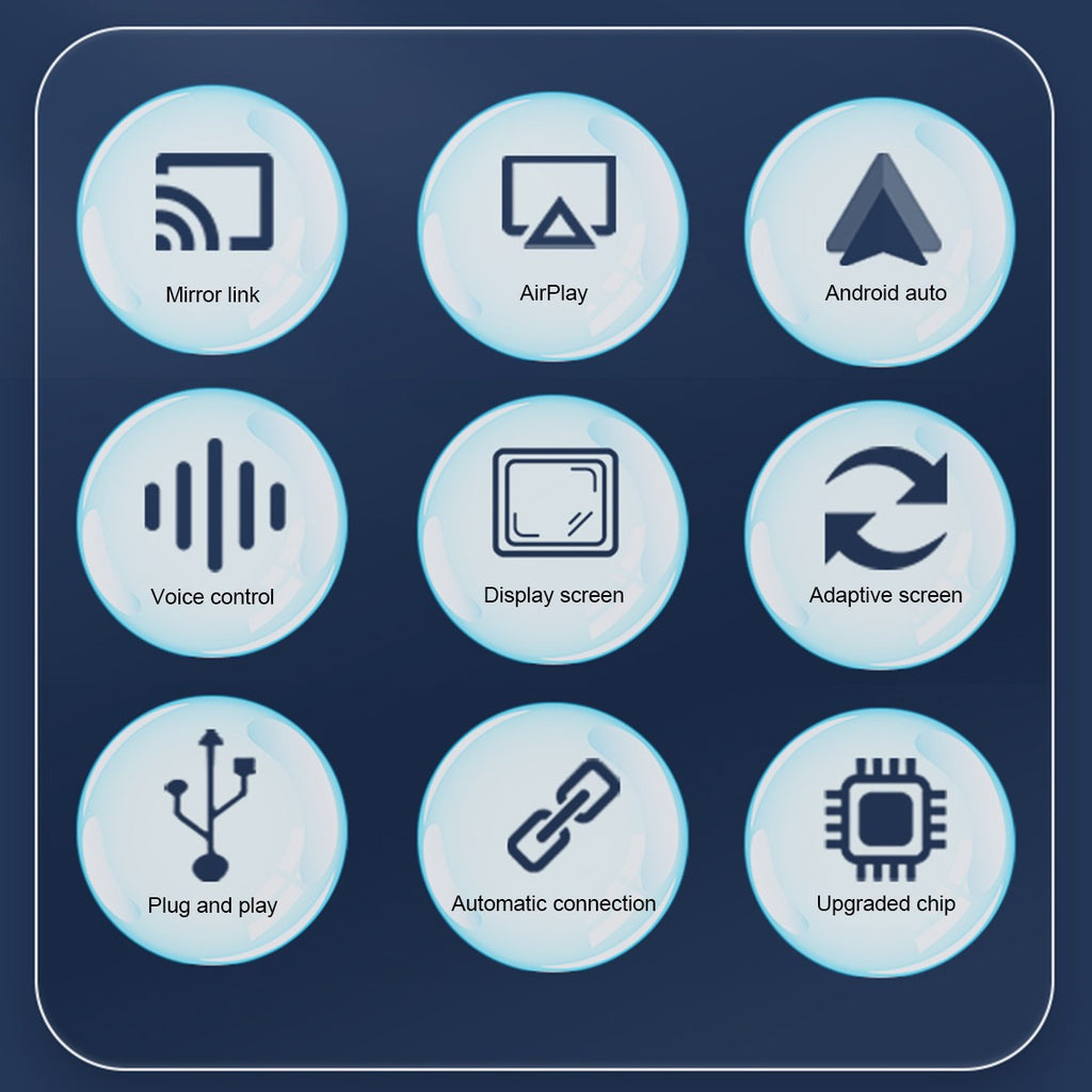 2026 最新 4 合 1 CarPlay 适配器无线 CarPlay 自动镜像链接即插即用-