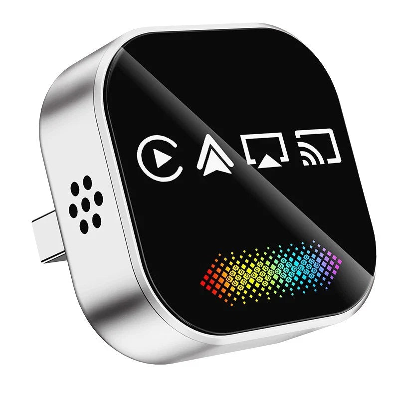 2026 升级 4 合 1 无线 CarPlay 适配器 CarPlay + 屏幕镜像-