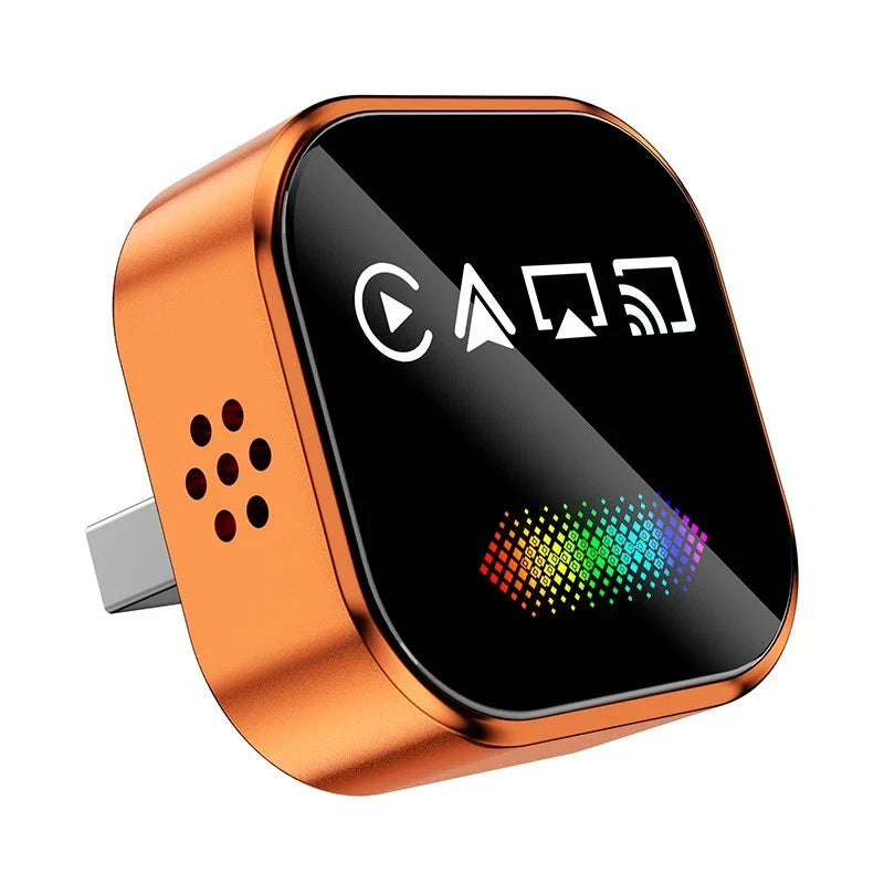 2026 升级 4 合 1 无线 CarPlay 适配器 CarPlay + 屏幕镜像-