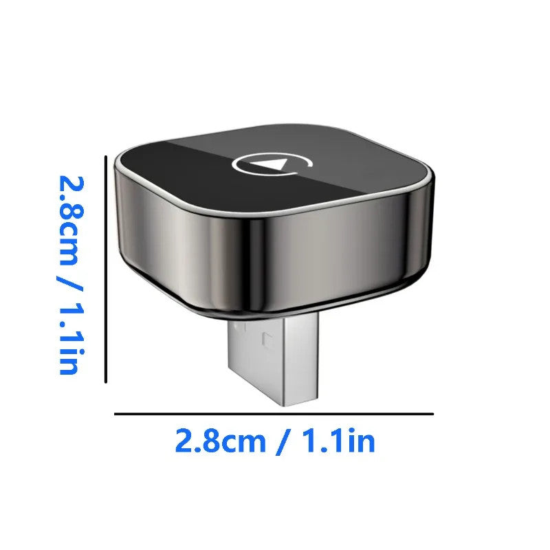 2 合 1 无线 CarPlay 安卓 自动适配器 适用于 iPhone Android 带 USB/USB-C -