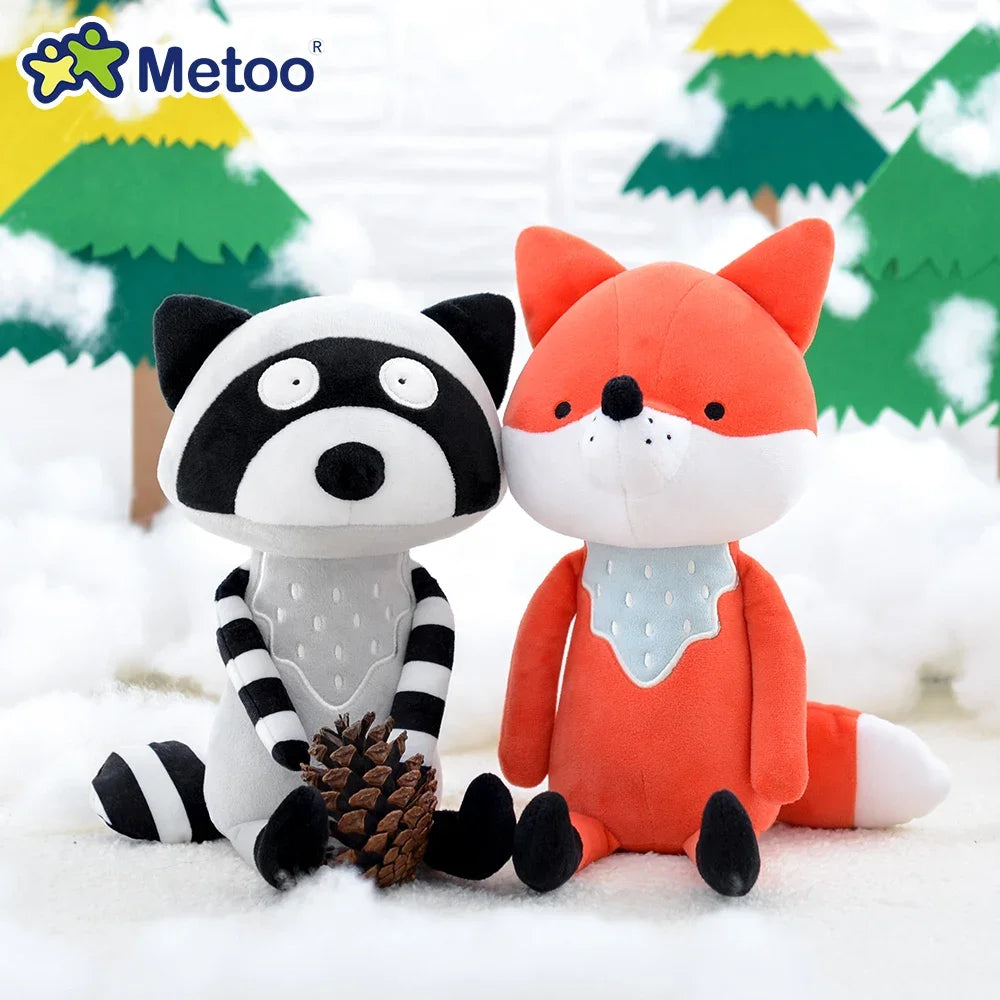 Metoo Fox Cute Plushies Koala Soft Toy Cartoon Stuffed Giraffe Toy Squirrel Bedtime Animal Juguetes Custom Plush Toys